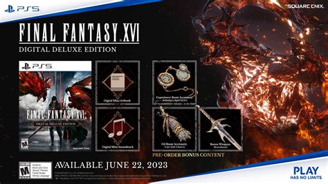 final fantasy 16 deluxe edition pre-order