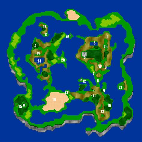 final fantasy 3 3d remake maps