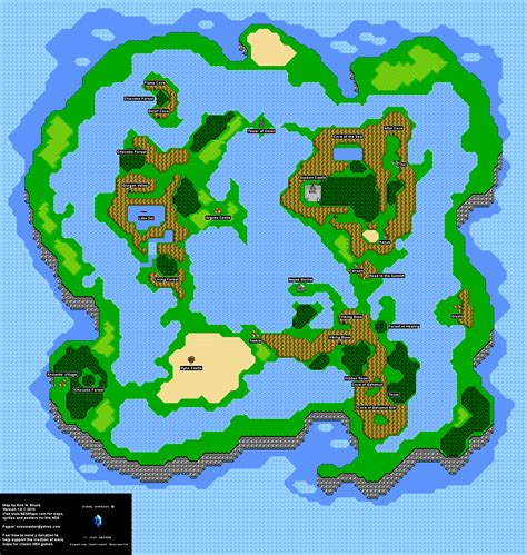 final fantasy 3 snes maps