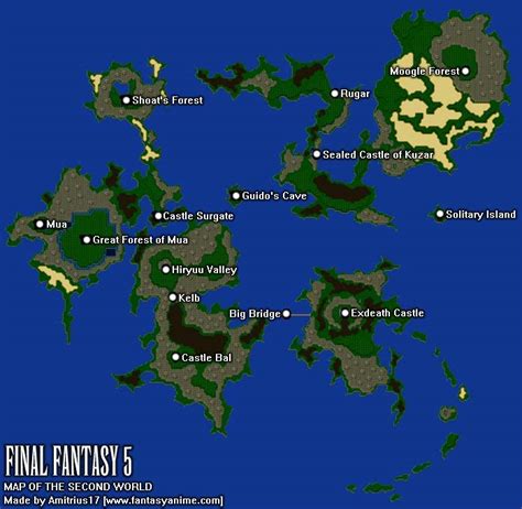final fantasy 5 world 2 map