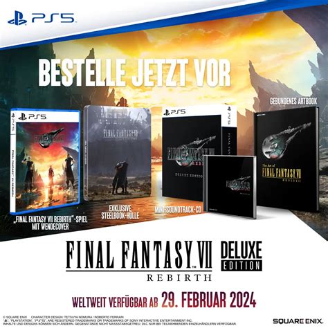 final fantasy 7 rebirth deluxe edition ebay