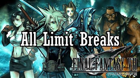 final fantasy limit breaks