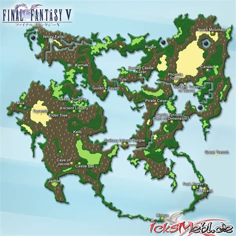 Final Fantasy V World Map