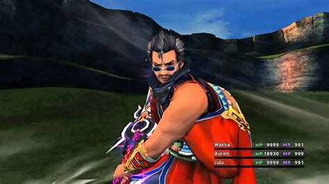 final fantasy x auron overdrive