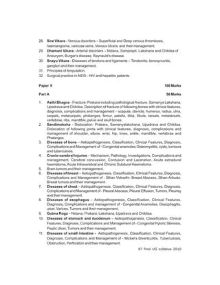 Review Of Final Year Bams Syllabus References