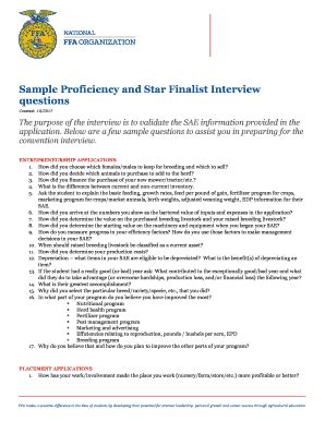 finalist interview questions