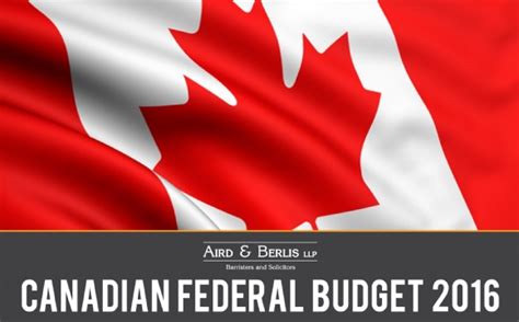 finance canada budget 2016