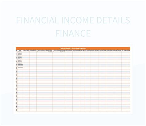 finance details