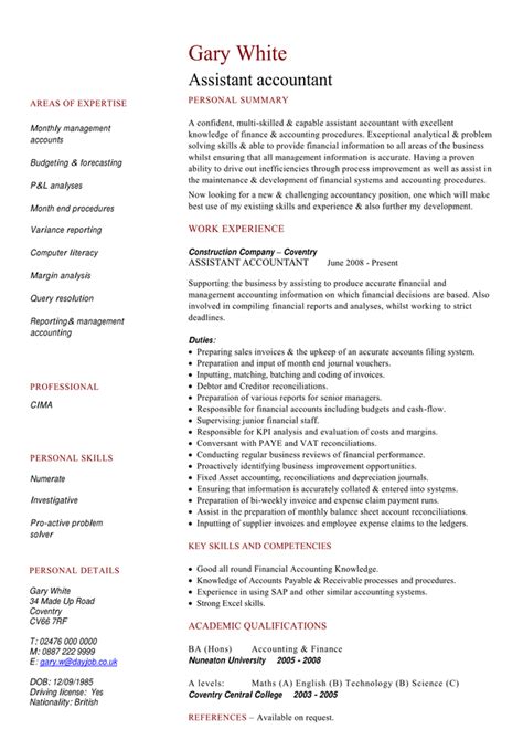 Financial Accountant Resume Templates with Guide to Write Good One