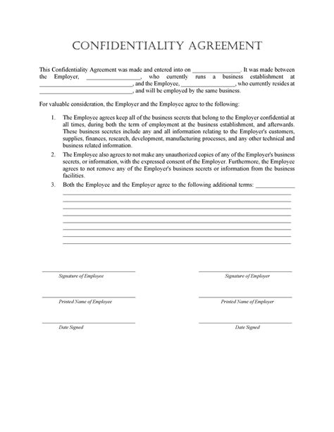 12+ Financial Confidentiality Agreement Templates PDF, Word
