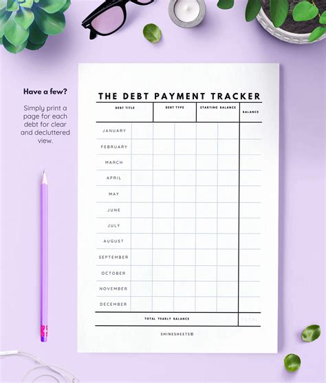 Free Printable Bill Tracker Manage Your Monthly Expenses Bill