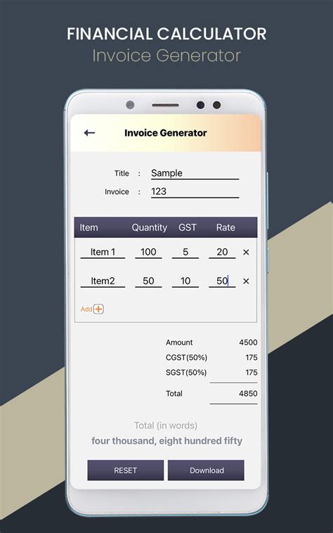 Financial Advisor Calculator App