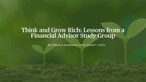 financial advisor study