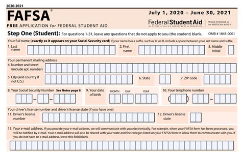 financial aid college student fafsa