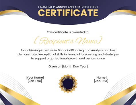 financial analysis certificate online