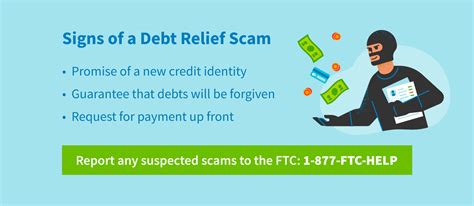financial debt relief scam