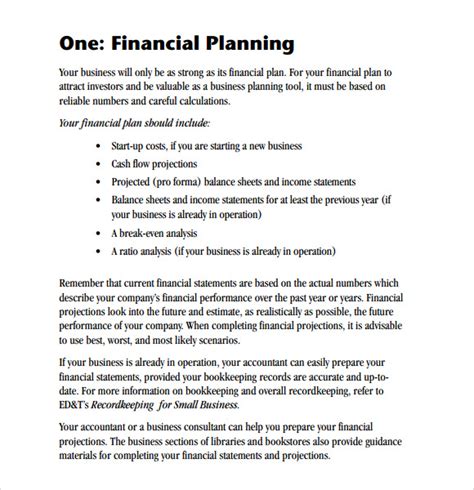 financial planning strategy paper example