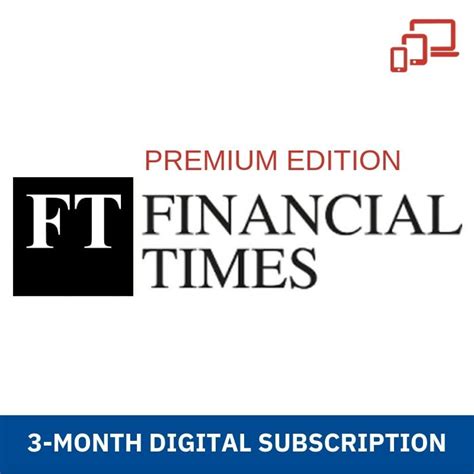 financial times monthly subscription