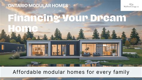financing options for modular homes