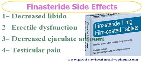 finasteride rxlist side effects