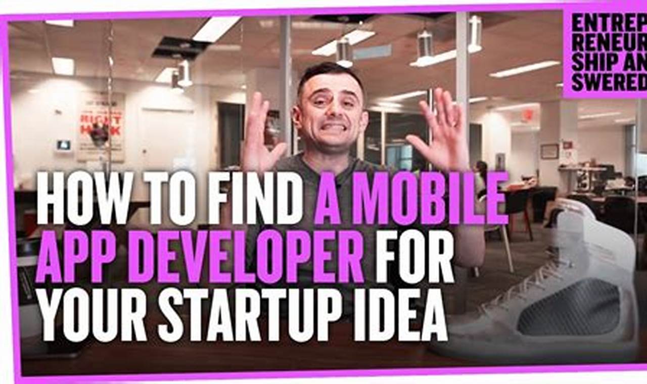 find app developer for startup