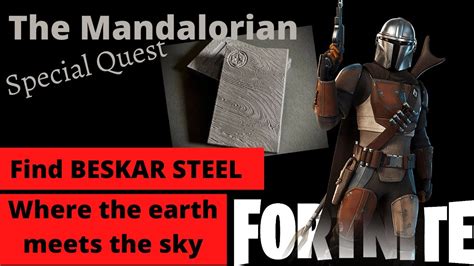 Find Beskar Steel Where the Earth meets the Sky Fortnite