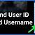 find facebook account by username