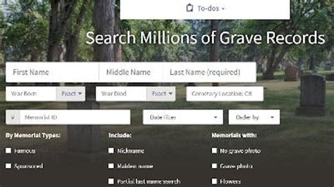 find a grave name search by location