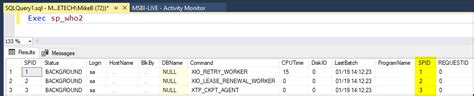 Find And Kill Process In Sql Server