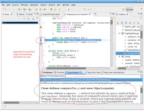 find bug in java code