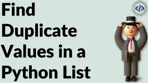 find duplicate values in python list