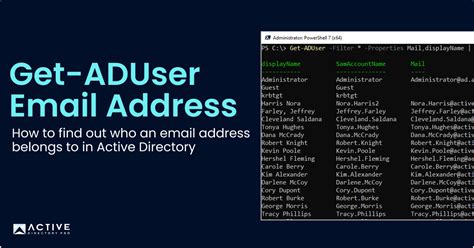 Find Email Address In Active Directory Powershell