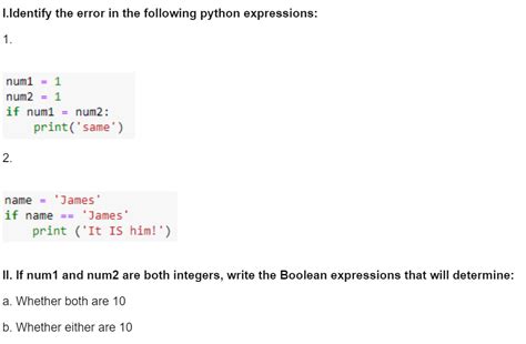 find error in python code questions