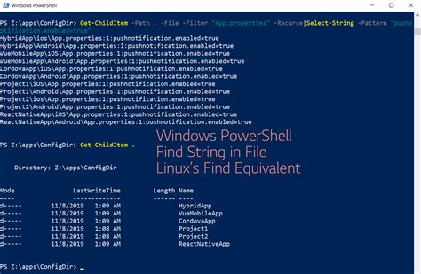 find files with string windows