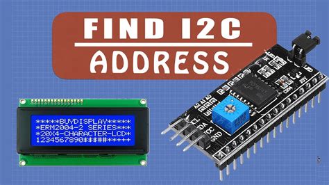 find i2c address arduino
