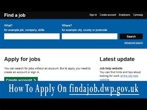 find job dwp
