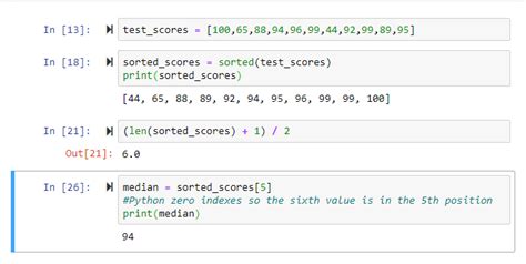 find median function python