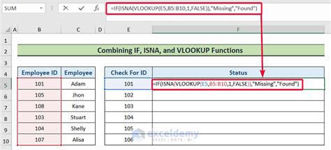 find missing values from two columns in excel