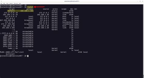 find my default gateway linux