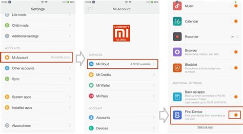 find my device xiaomi cloud