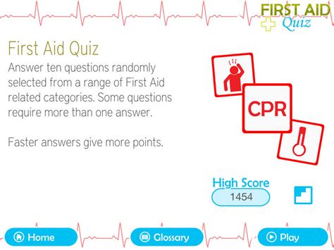 find online first aid quiz