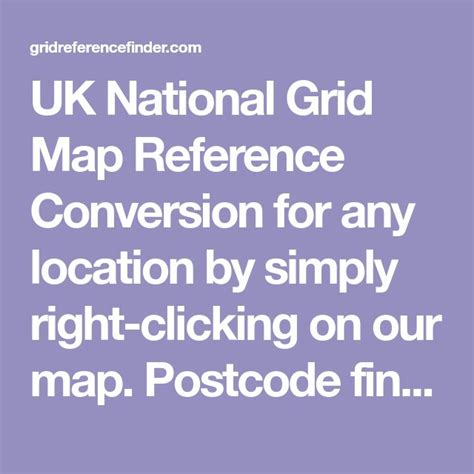 find postcode from grid reference