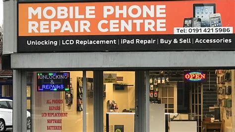 find the address of a phone repair shop