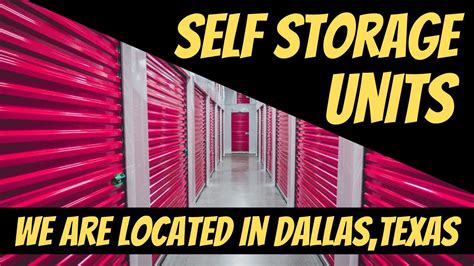 find the best self storage units in dallas tx