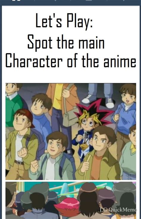 find the main character meme