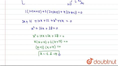 find x if 1 x 1 1 3 2 2 5 1 15 3 2 1 2 x 0