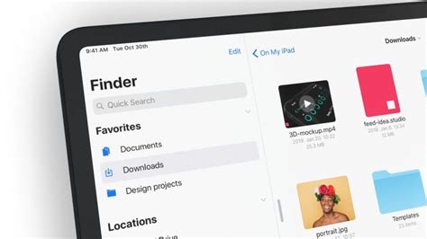 finder ipad pro