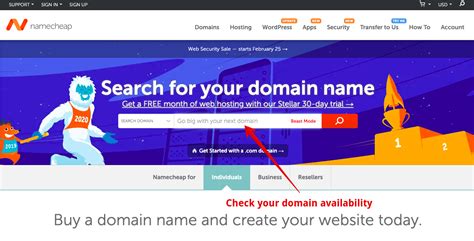 finding a domain name available