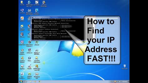finding ip address on windows