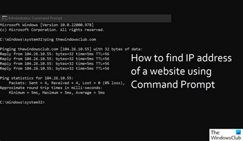 Finding Ip Address Using Command Prompt